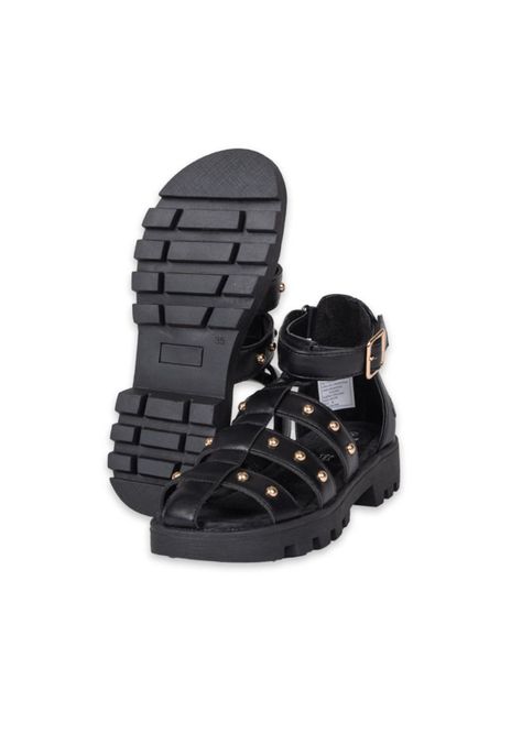 Sandalias Niña Negro Pillin-1