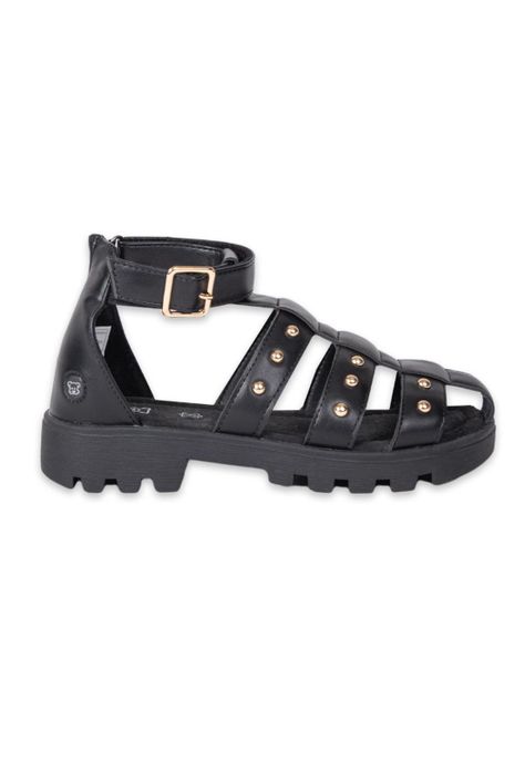 Sandalias Niña Negro Pillin-2