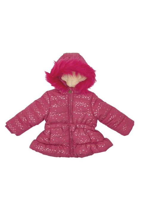 Parka C/Capucha Bebé Niña Burdeo Pillin-0
