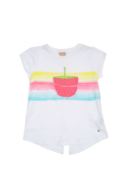 Polera Niña Blanco Pillín-0
