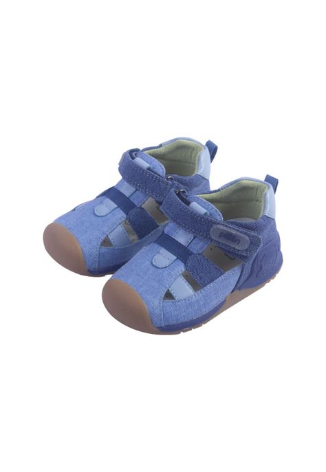Sandalias Bebe Niño Azul Pillin-0