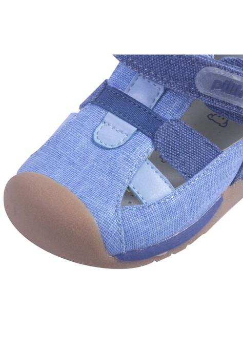 Sandalias Bebe Niño Azul Pillin-2
