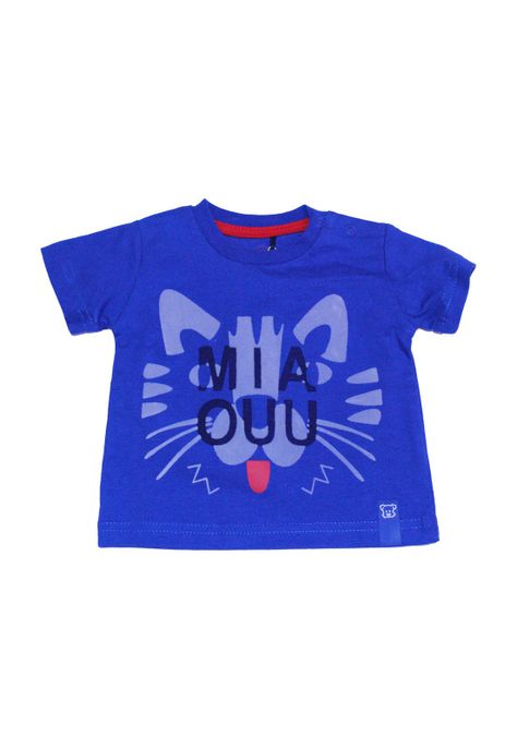 Polera Bebe Niño Azul Pillin-0