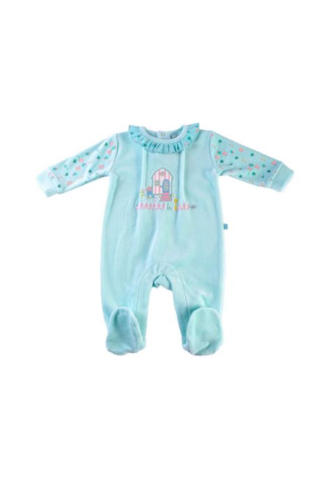 Osito Plush Bebé Niña Turquesa Pillin-0