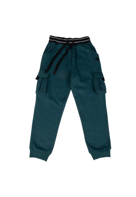 Pantalón Buzo  Verde Pillin ( PVB547-25PET )-0