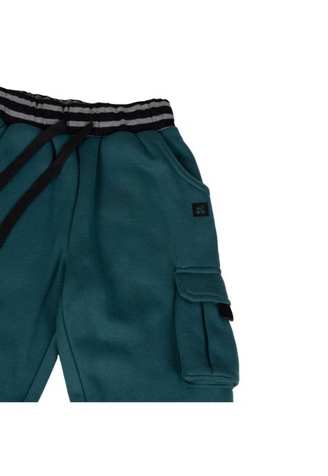 Pantalón Buzo  Verde Pillin ( PVB547-25PET )-1
