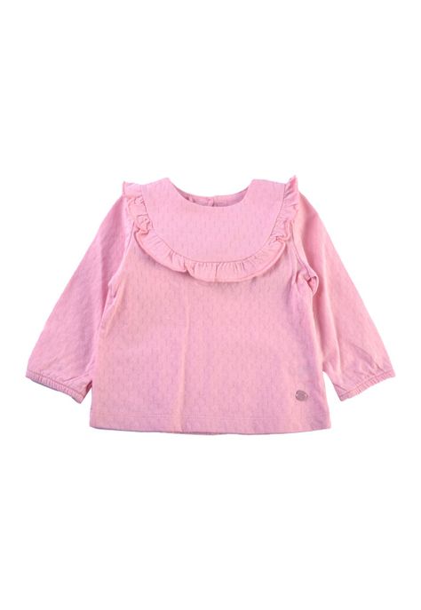 Polera Manga Larga Bebé Niña Rosado Pillin-1