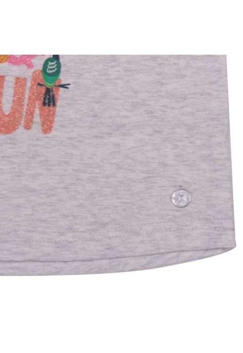 Polera Bebe Niña Gris claro Pillin-3