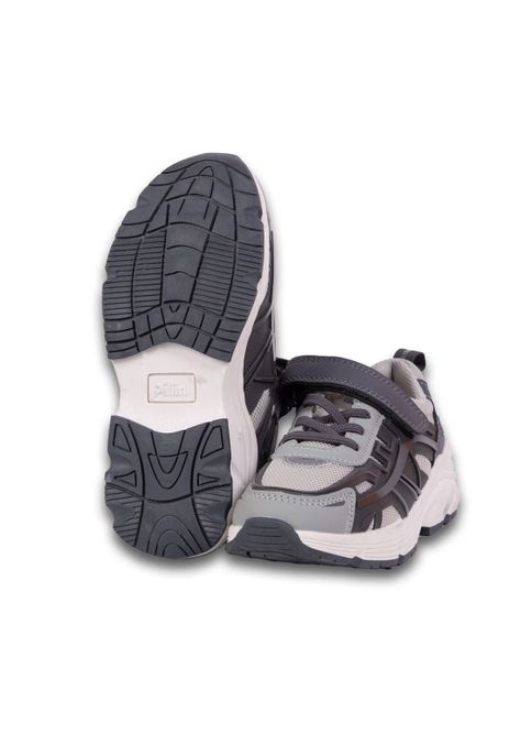 Zapatillas Niño(PZB512-25GRI)-1