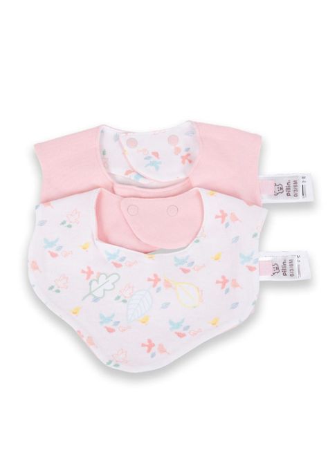 Babero Bebé Niña Multicolor Pillin-0