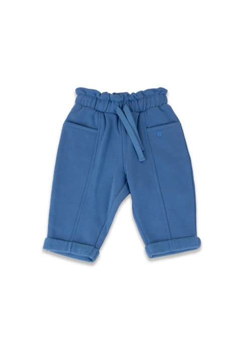 Pantalón de buzo Bebé Niña Azul claro Pillin-0