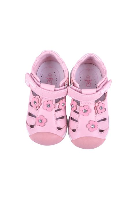 Sandalias Bebe Niña Rosado Pillin-1