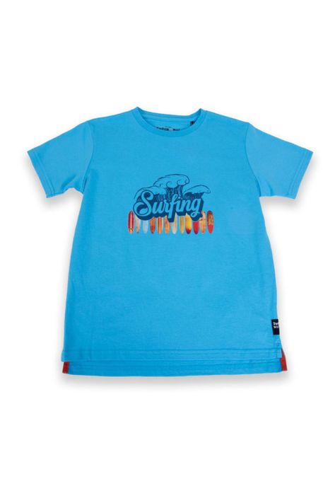 Polera Niño Turquesa Pillin-0