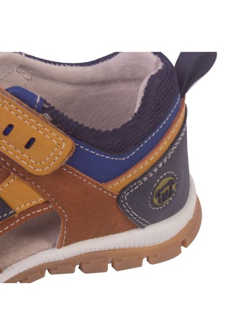 Sandalias Bebe Niño Café Pillin (PZW25CAF)-2