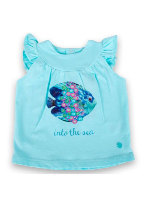 Polera Bebe Niña Agua Pillin-0