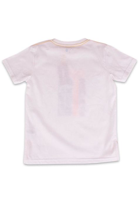 Polera Manga Corta Niño Blanco Pillin-3