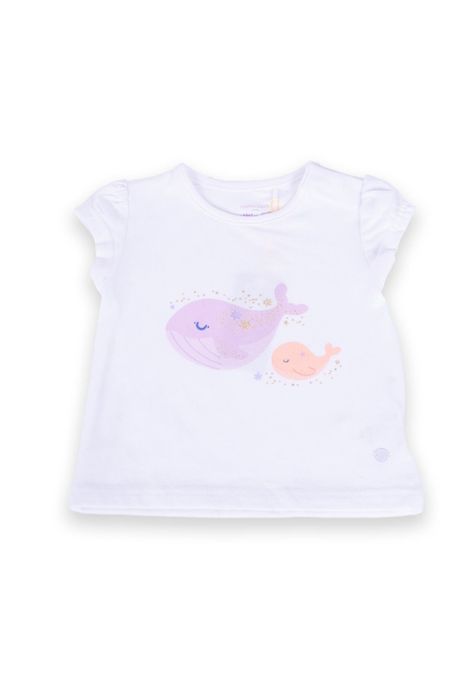 Polera Bebé Niña Blanco Pillin-1