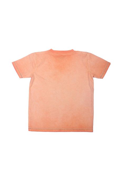 Polera Niño Naranja Pillin-2