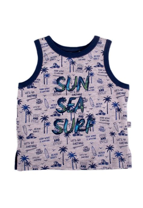 Polera Bebe Niño Gris Pillin-0