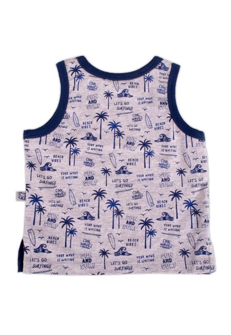 Polera Bebe Niño Gris Pillin-3