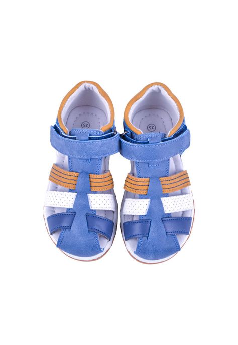 Sandalias Bebe Niño Celeste Pillin-1