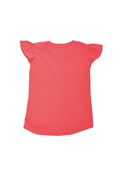 Polera Manga Corta Niña Fucsia Pillin-0