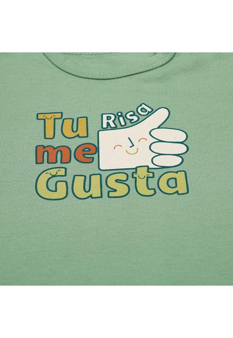 Polera Bebe Niño Verde Pillin-1