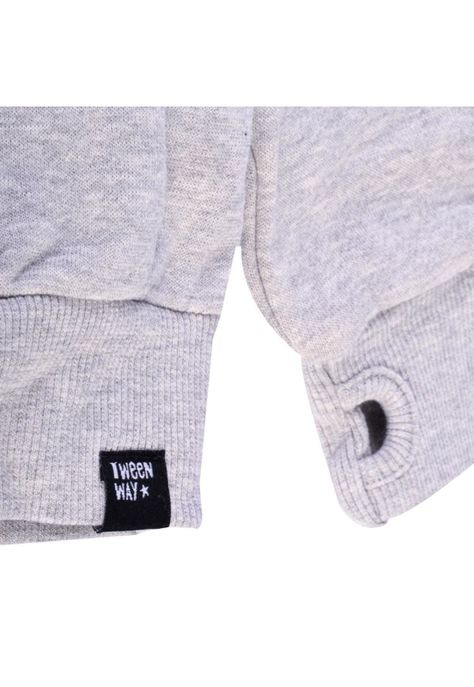 Polerón con Capucha Niño Gris Pillin-1