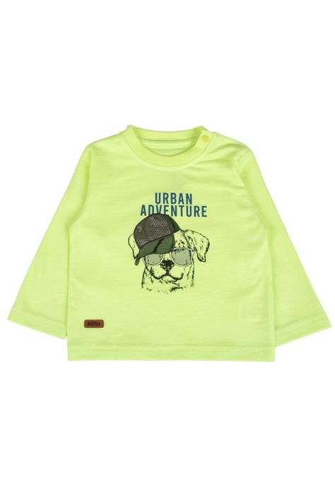 Polera Bebe  Verde Pillin ( PVB627-25VER )-0