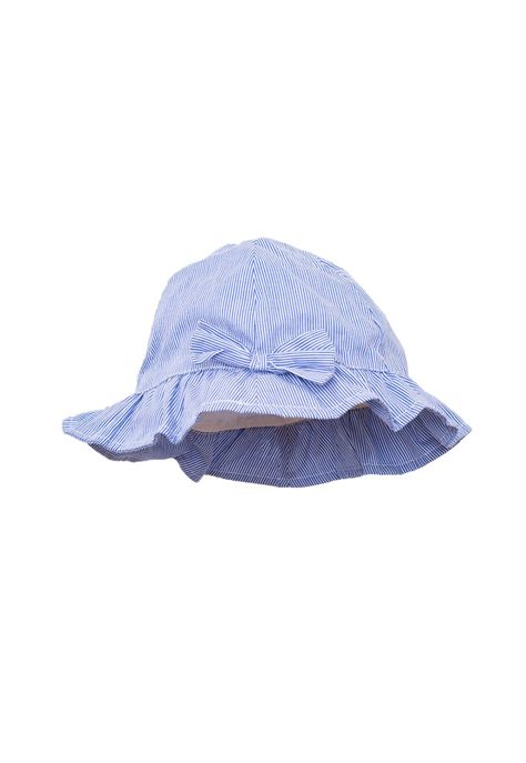 Gorro Bebé Niña Azul Pillin-0