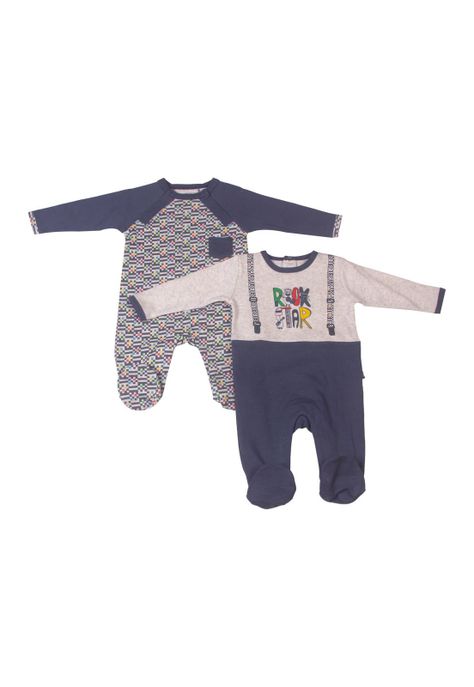 Set 2 Pzas Osito Niño Multicolor Pillin-0
