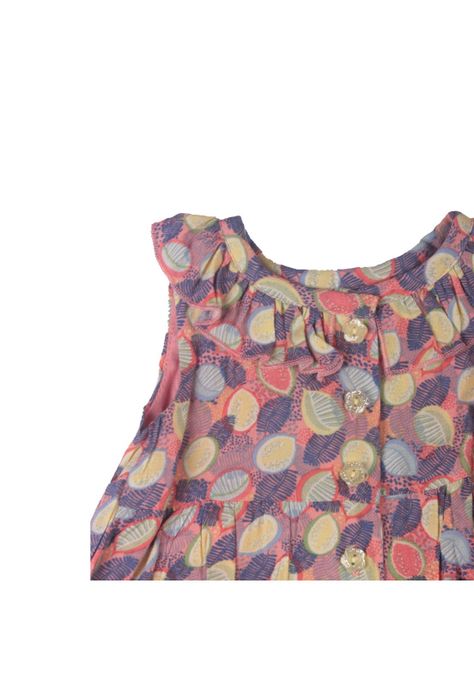 Vestido Bebe Niña Naranja Pillin-1