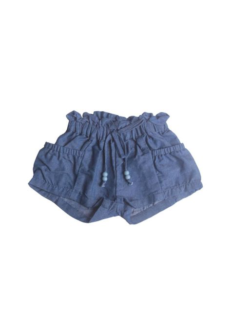 Short Bebe Niña Azul Pillin-0