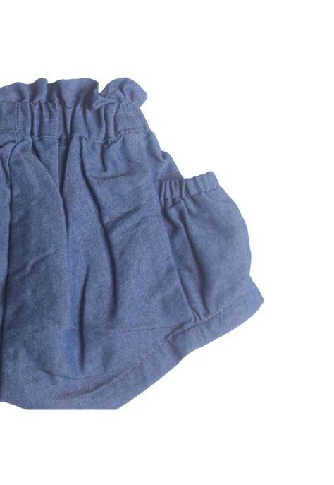 Short Bebe Niña Azul Pillin-2