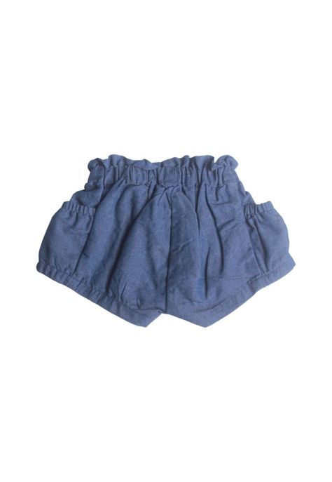 Short Bebe Niña Azul Pillin-3