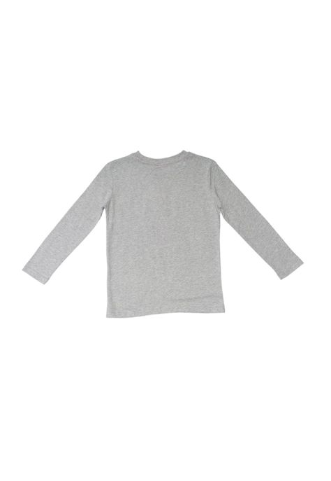 Polera Manga Larga Niño Gris Claro Pillin-1
