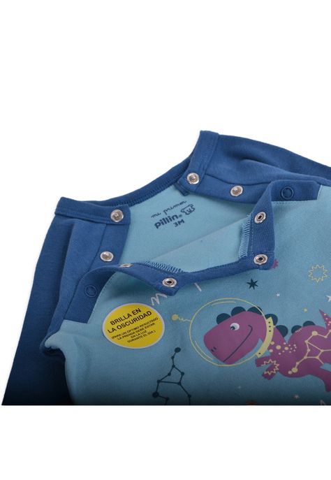 Pack 2 Pzas Osito Bebé Niño Multicolor Pillin-1