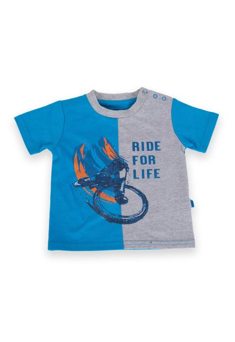 Polera Bebé Niño Turquesa Pillin (PVA629-24CAL)-0