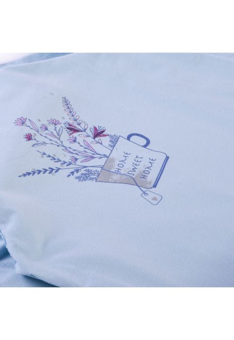 Polera Manga Larga Niña Celeste Pillin-2