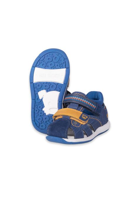 Sandalias Clasico Bebe Niño Azul Pillin (PZA423-24AZU)-1