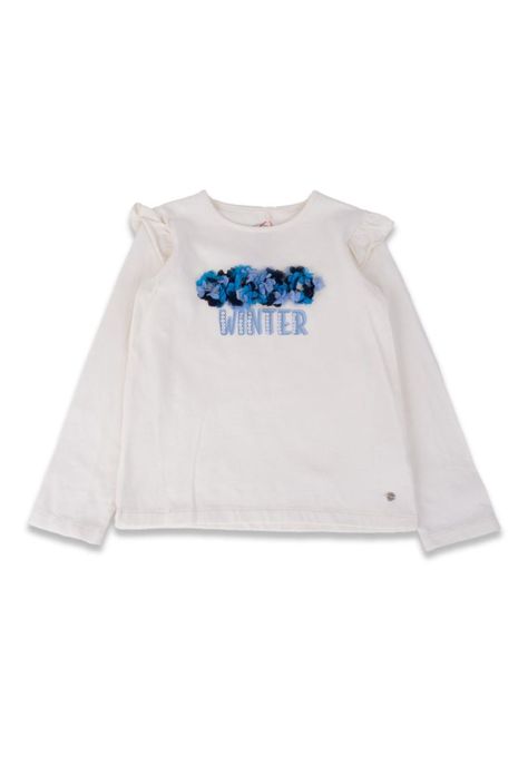 Polera Niña Crudo Pillin-0