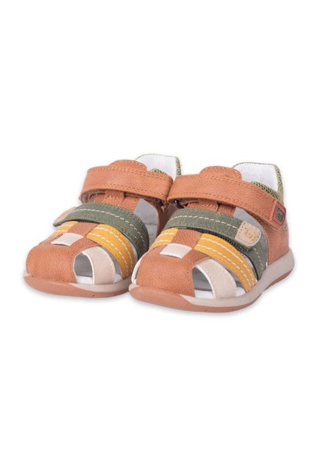 Sandalias Clasico Bebe Niño Café Pillin-0