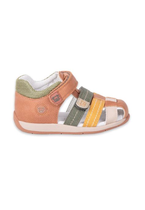 Sandalias Clasico Bebe Niño Café Pillin-2