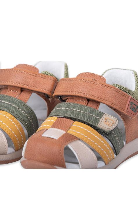 Sandalias Clasico Bebe Niño Café Pillin-4