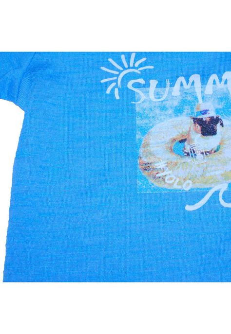 Polera Bebe Niño Celeste Pillin-2