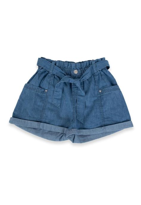 Short Niña Denim Pillin-0