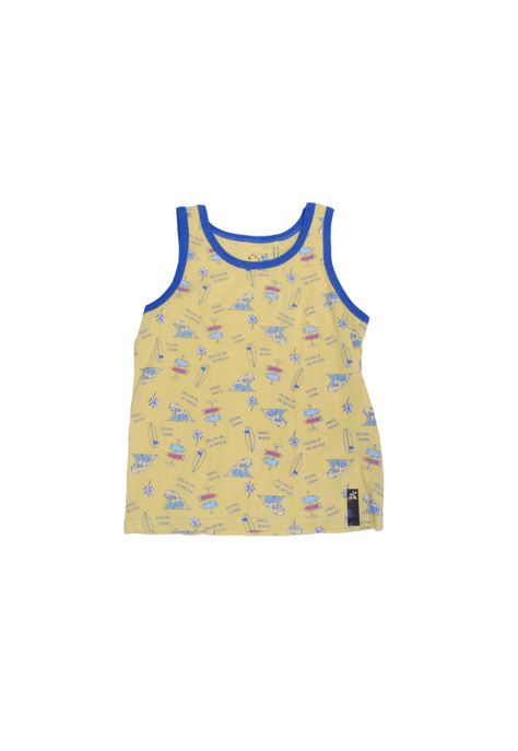 Polera Niño Amarillo Pillin-0