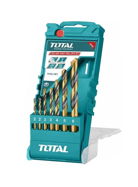 Brocas Para Metal 7 Piezas Total Tacsd0075-0
