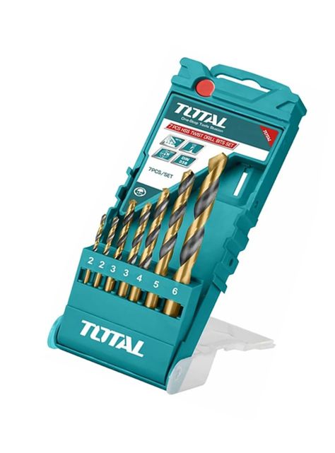 Brocas Para Metal 7 Piezas Total Tacsd0075-1