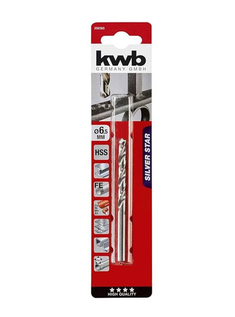 Broca Para Metal Hss 6.5mm Kwb 206565-1